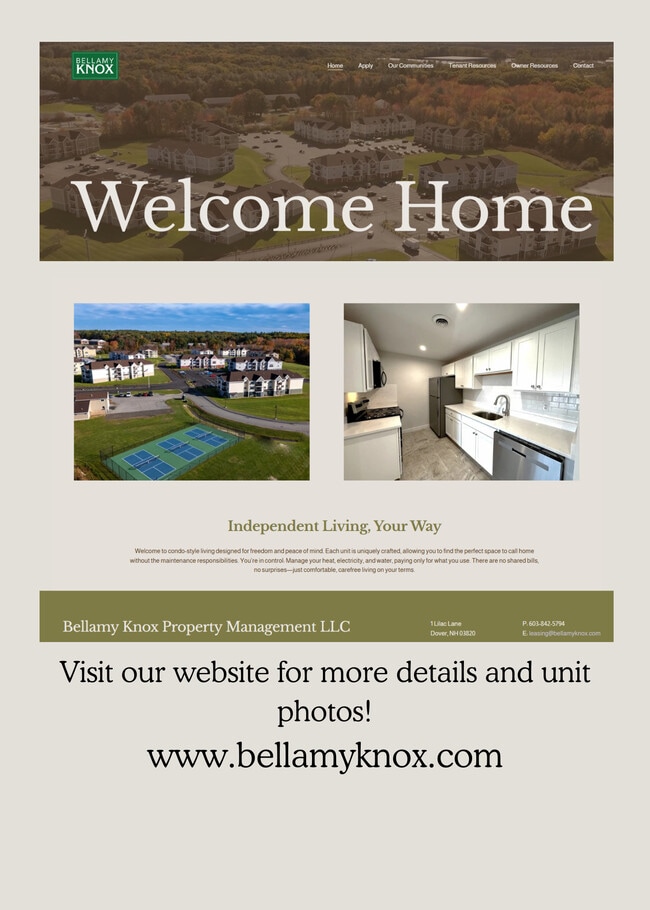 Lilac & Monument Garden in Dover, NH - Foto de edificio - Building Photo