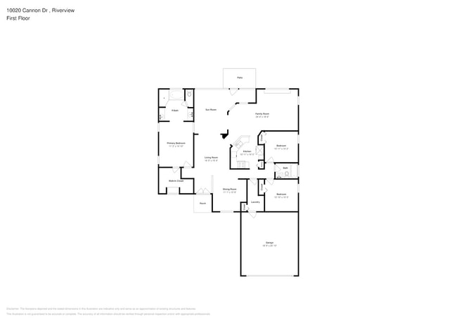 10020 Cannon Dr in Riverview, FL - Foto de edificio - Building Photo