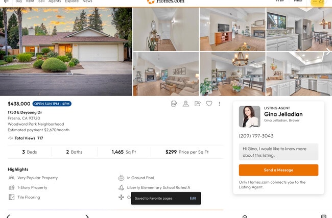 property at 5680 Calmor Ct
