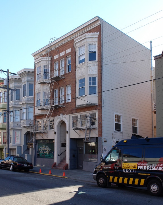 543 Frederick St in San Francisco, CA - Foto de edificio