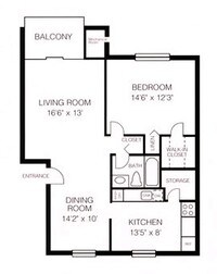 Villages of Queen Anne Apartments in Owings Mills, MD - Foto de edificio - Floor Plan