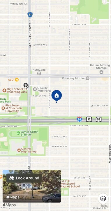 1019 Central Ave W in St. Paul, MN - Building Photo