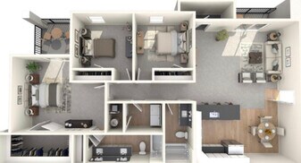 891 S 2300 E, Unit Bedroom 1 in Spanish Fork, UT - Building Photo