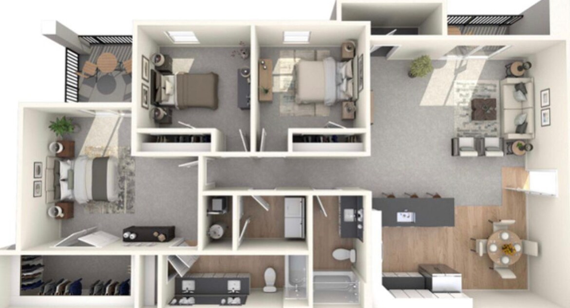 891 S 2300 E, Unit Bedroom 1 in Spanish Fork, UT - Building Photo