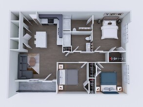 Union at North Crossing in Waterloo, IA - Foto de edificio - Floor Plan