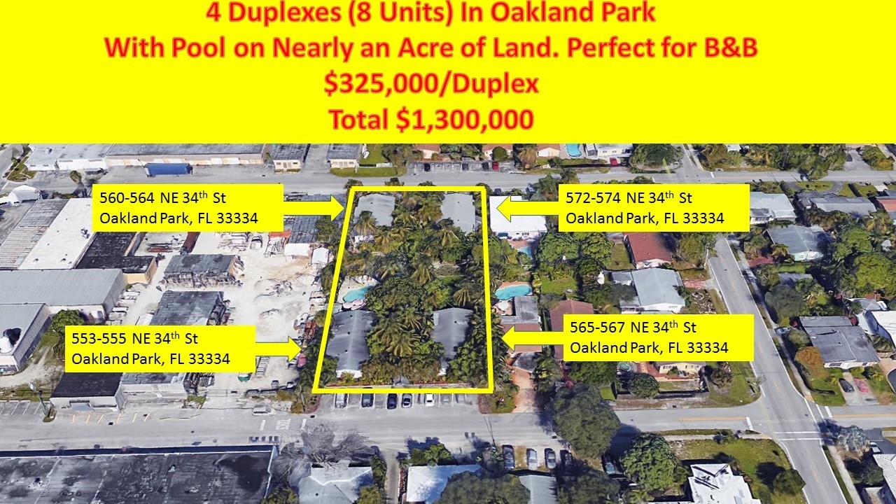 560 NE 34th St in Oakland Park, FL - Foto de edificio