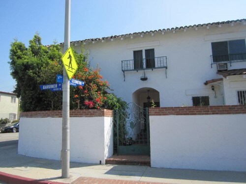 1200 N Gardner St-Unit -3 in West Hollywood, CA - Building Photo