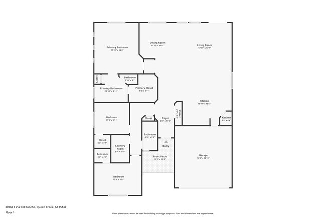 20960 E Via Del Rancho Rd in Queen Creek, AZ - Building Photo - Building Photo
