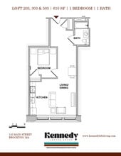 Kennedy Lofts in Brockton, MA - Building Photo - Floor Plan