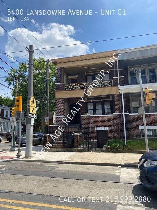 5400 Lansdowne Ave, Unit Unit G1 in Philadelphia, PA - Building Photo