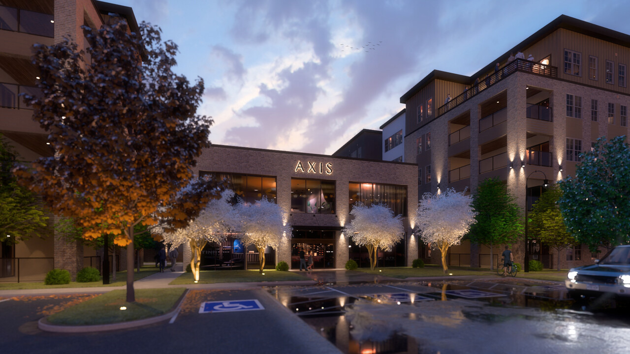 Axis in Fayetteville, AR - Foto de edificio