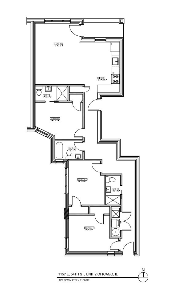 1157 E 54th St in Chicago, IL - Building Photo - Building Photo