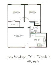 1600 N Verdugo Rd, Unit D in Glendale, CA - Building Photo - Building Photo