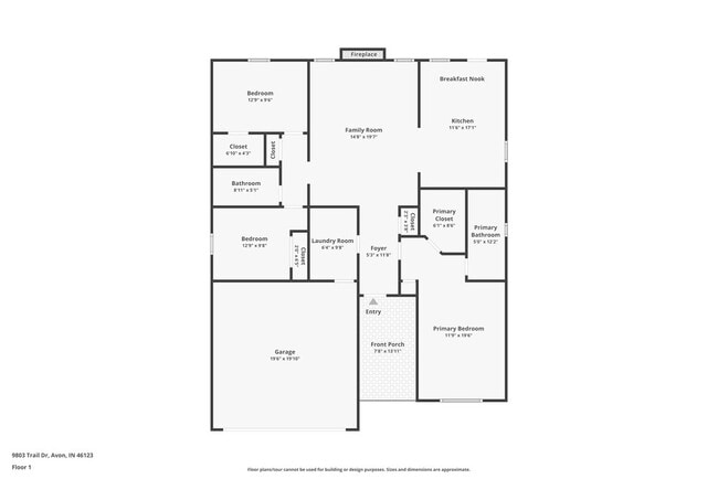 9803 Trail Dr in Avon, IN - Foto de edificio - Building Photo