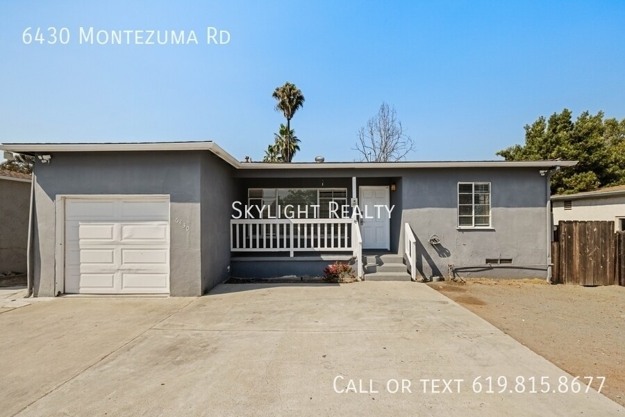 6430 Montezuma Rd in San Diego, CA - Building Photo