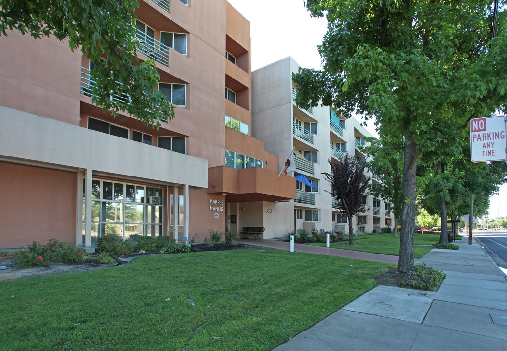 Marple Manor in Modesto, CA - Building Photo