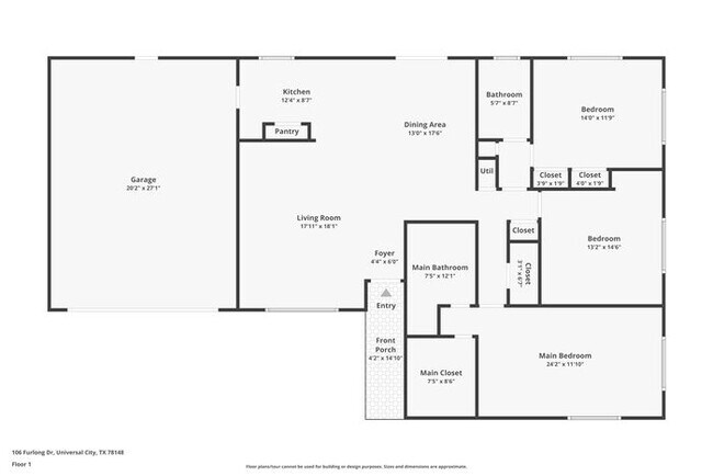 106 Furlong in Universal City, TX - Building Photo - Building Photo