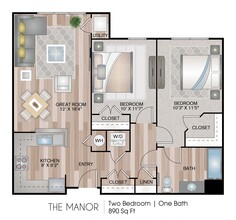 Victoria Park at Walkersville Senior Apartments in Walkersville, MD - Foto de edificio - Floor Plan