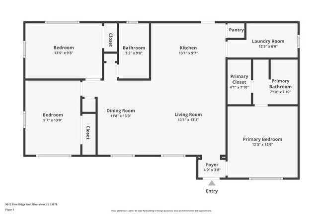 9612 Pineridge Ave in Riverview, FL - Building Photo - Building Photo