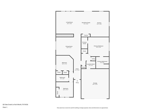 821 Bee Creek Ln in Fort Worth, TX - Foto de edificio - Building Photo
