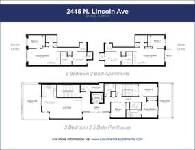 2445 N Lincoln Ave, Unit 2F in Chicago, IL - Building Photo - Building Photo