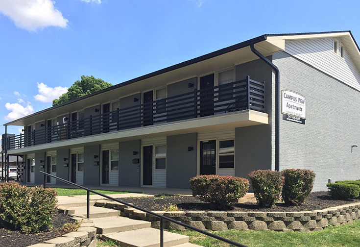 Campus View Apartments in Crawfordsville, IN - Building Photo