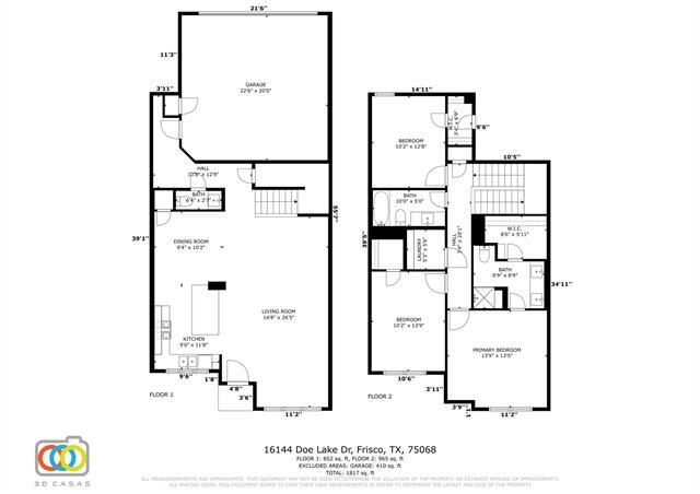 16124 Doe Lk Dr in Little Elm, TX - Foto de edificio - Building Photo
