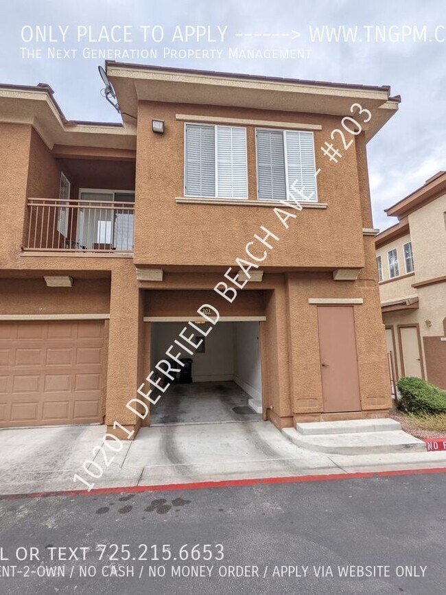 10201 Deerfield Beach Ave, Unit #203 in Las Vegas, NV - Building Photo - Building Photo
