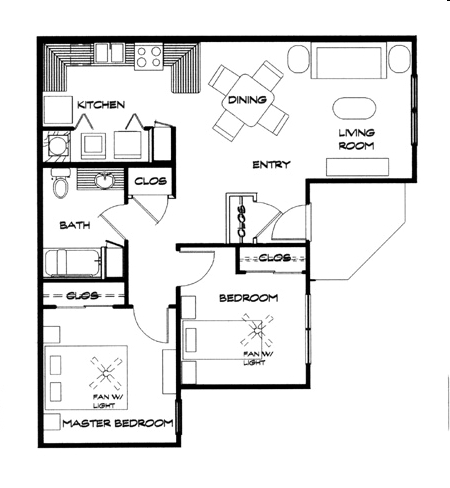 Villas of Hubbard in Hubbard, TX - Building Photo - Floor Plan