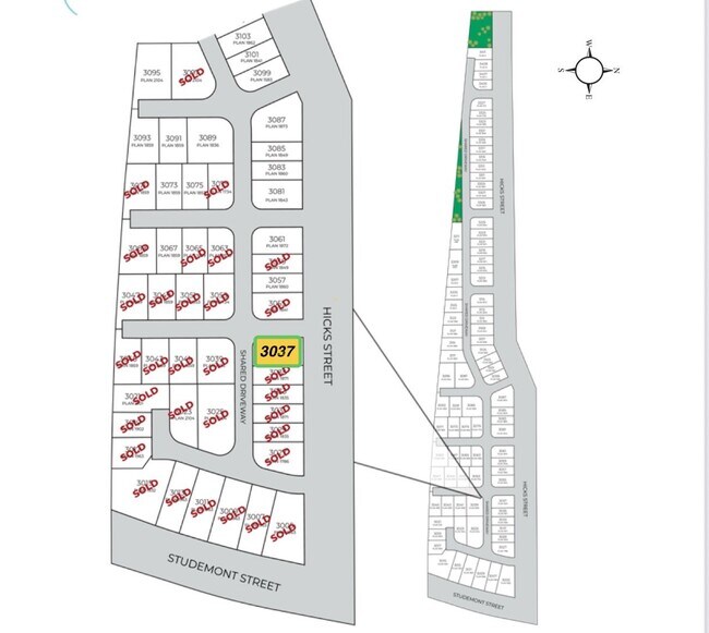 property at 3037 Hicks St