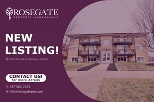 100 Donald St in Kitchener, ON - Building Photo