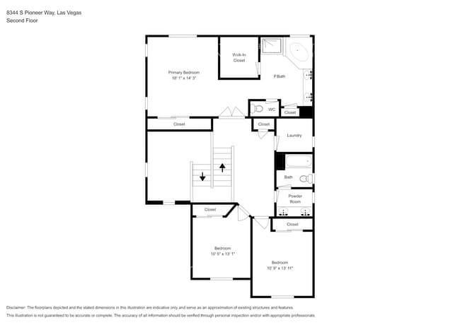 8344 S Pioneer Way in Las Vegas, NV - Building Photo - Building Photo