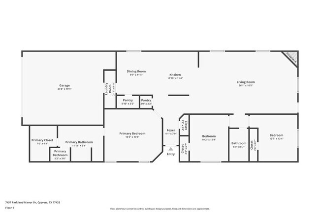 7457 Parkland Manor Dr in Cypress, TX - Foto de edificio - Building Photo