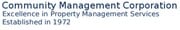 Property Management Company Logo Community Management Corporation