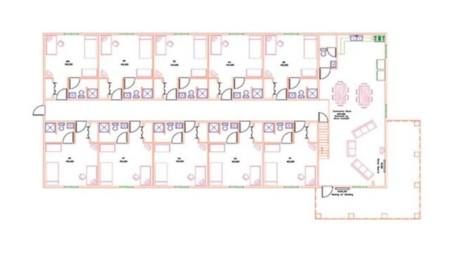 10 Bed Dormitory in Big Cabin, OK - Building Photo - Building Photo