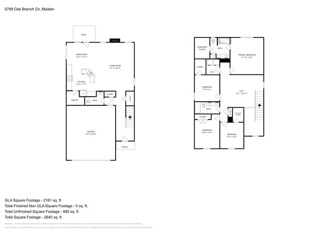 5789 Oak Br Cir in Maiden, NC - Foto de edificio - Building Photo