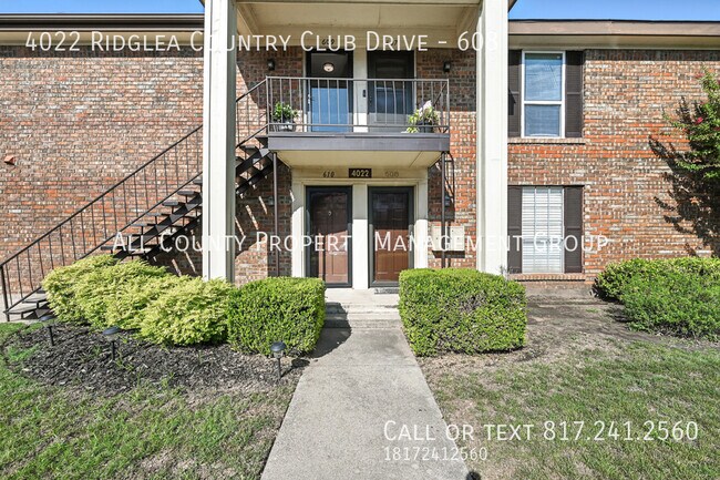 property at 4022 Ridglea Country Club Dr