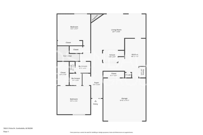 property at 7653 E Vista Dr