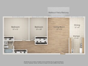 Brandywine Garden Apartments in West Chester, PA - Building Photo - Floor Plan