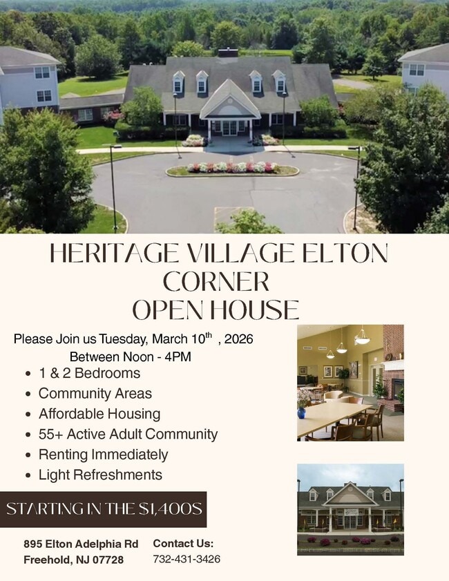 55+ Heritage Village at Elton Corner in Freehold, NJ - Building Photo - Building Photo