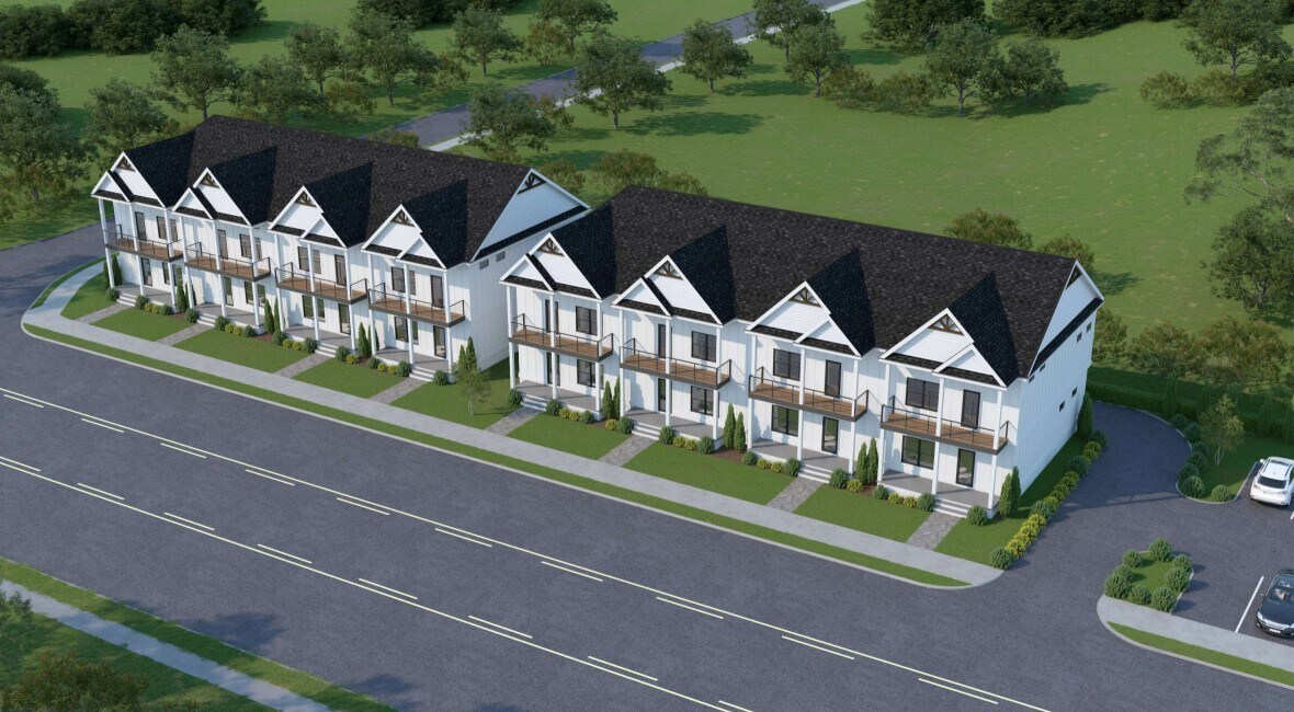 Parkside Townhomes in Tuscaloosa, AL - Foto de edificio