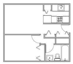 Warren Plaza in Detroit, MI - Building Photo - Floor Plan