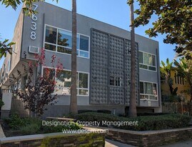 7638 Hampton Ave in West Hollywood, CA - Building Photo