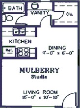 Forest Park Apartments in Phoenix, AZ - Foto de edificio - Floor Plan