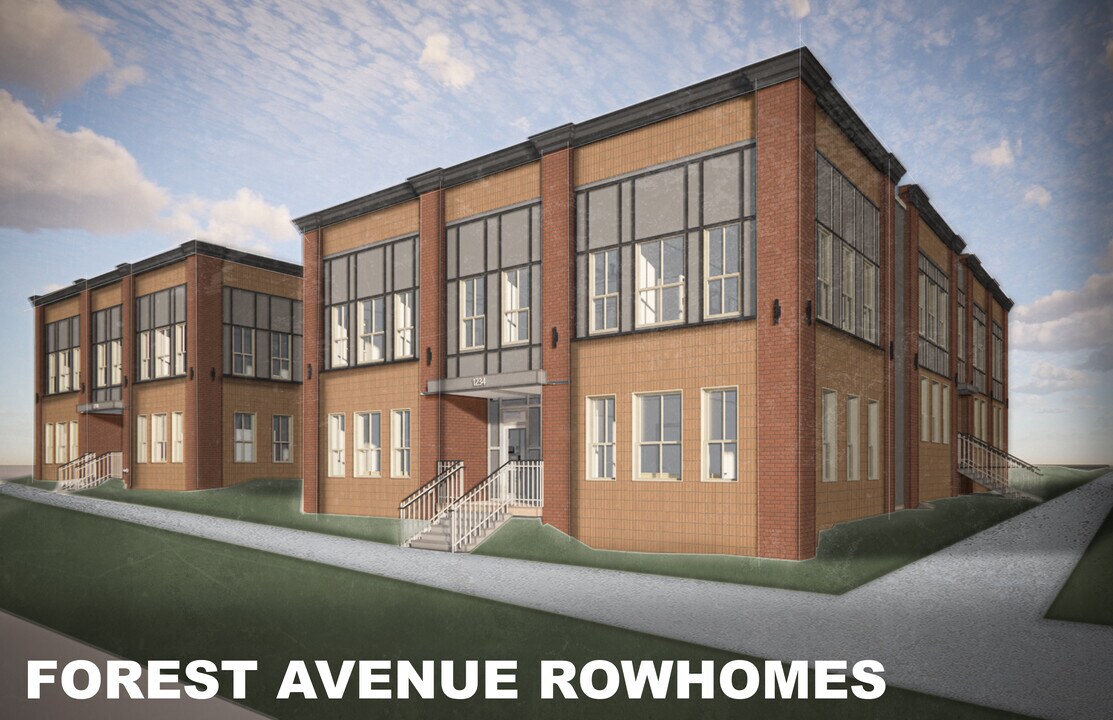 Forest Ave Rowhomes in Des Moines, IA - Building Photo