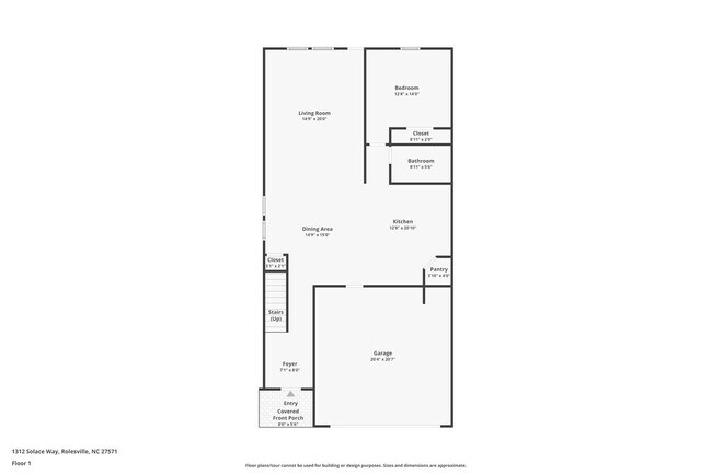 1312 Solace Wy in Rolesville, NC - Foto de edificio - Building Photo