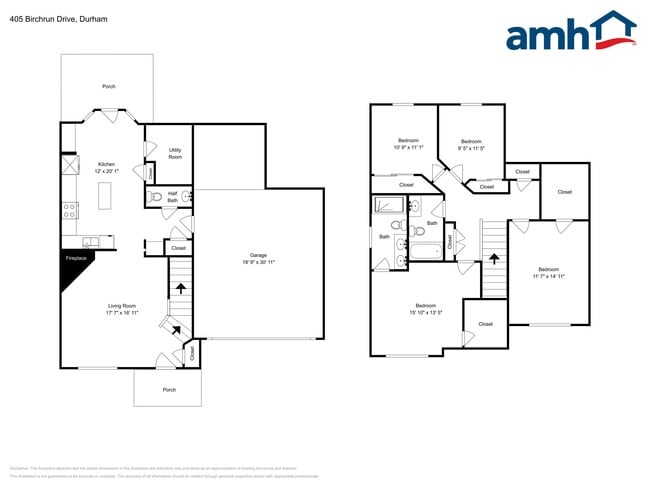 405 Birch Run Dr in Durham, NC - Foto de edificio - Building Photo