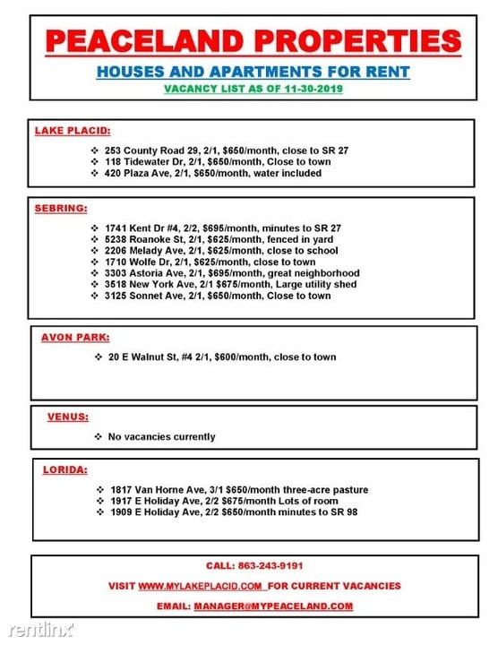420 Plaza Ave in Lake Placid, FL - Building Photo