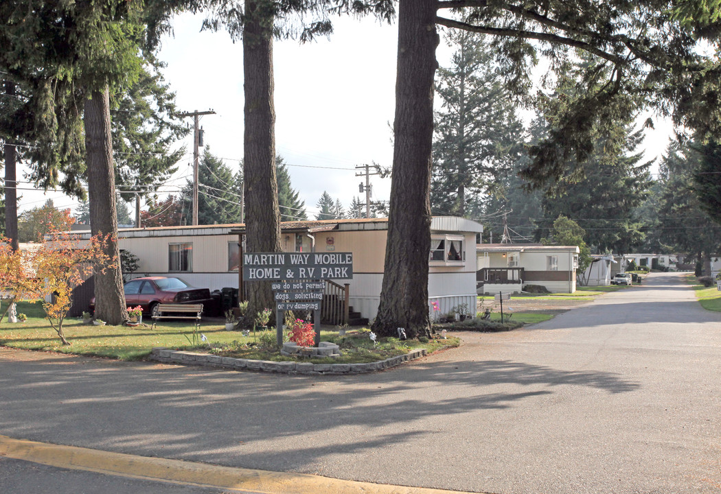 Martin Way Mobile Home Park in Lacey, WA - Building Photo