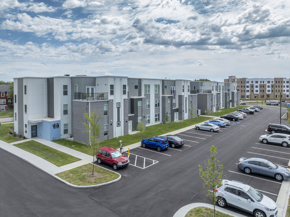 Wabash Lofts in West Lafayette, IN - Foto de edificio